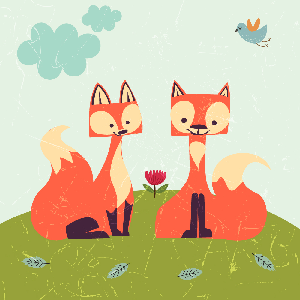 Две лисици друшки