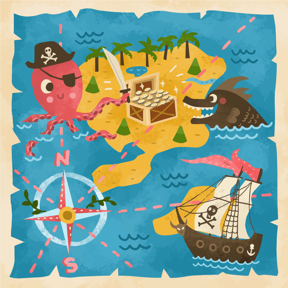 Најди го богатството на&nbsp;пиратите