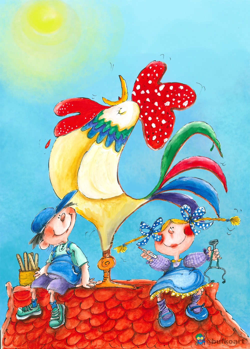 Петел со вртоглавица