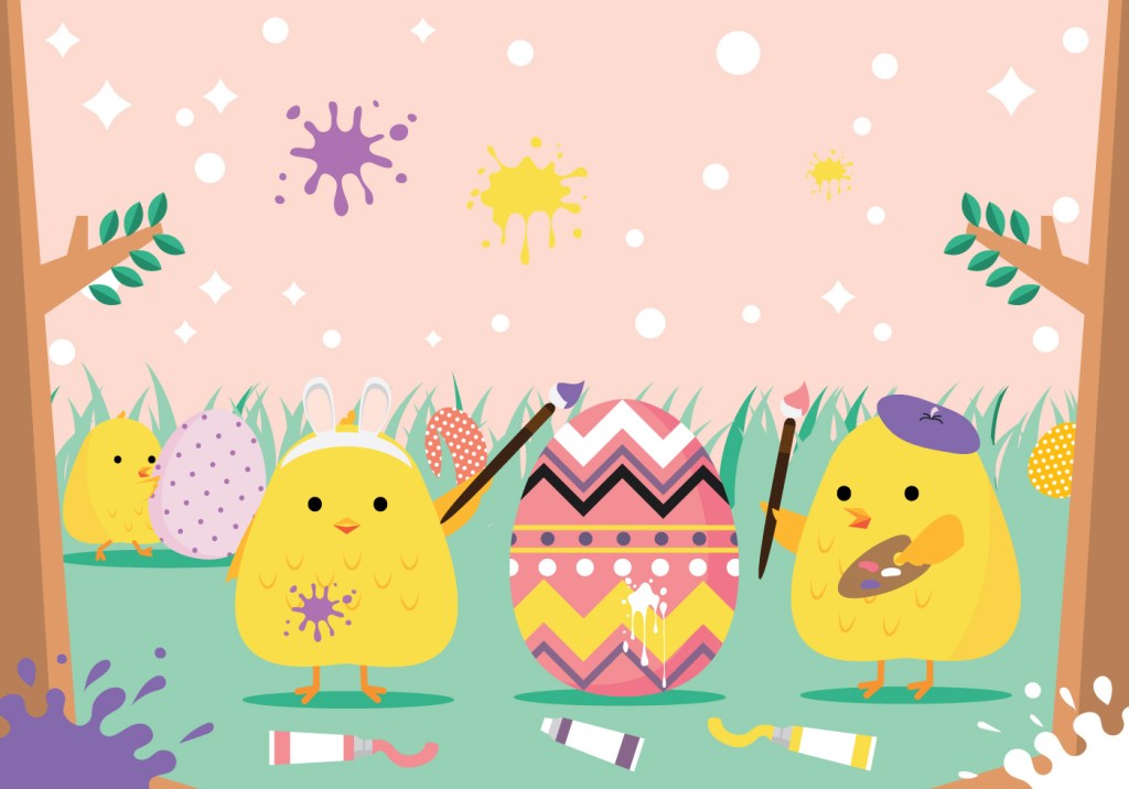 Обој ги јајцата!