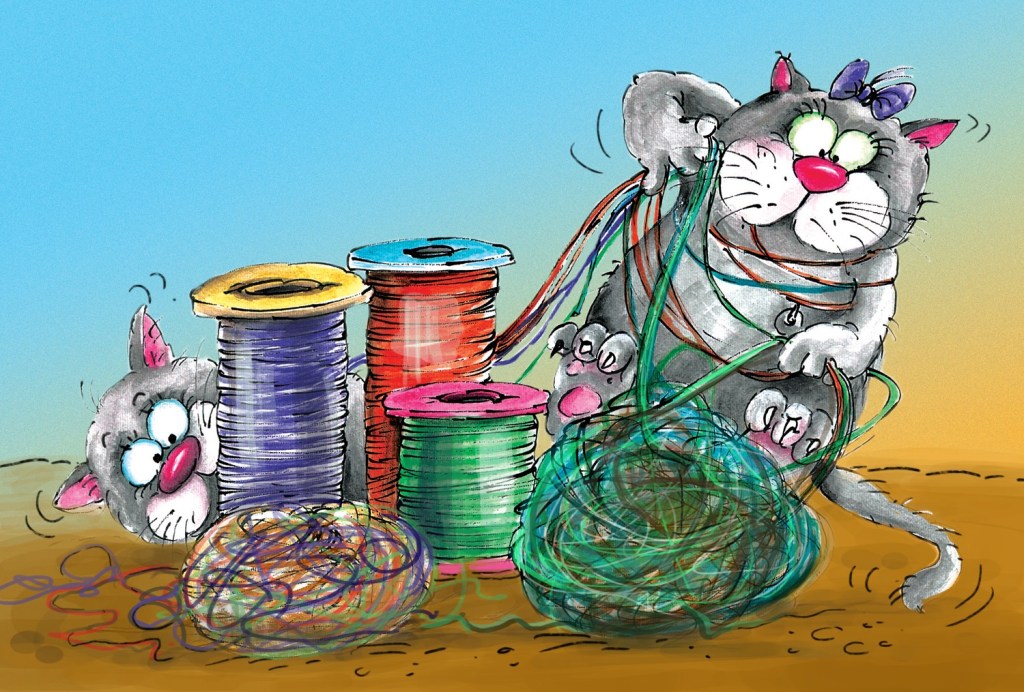 Мачки плетачки