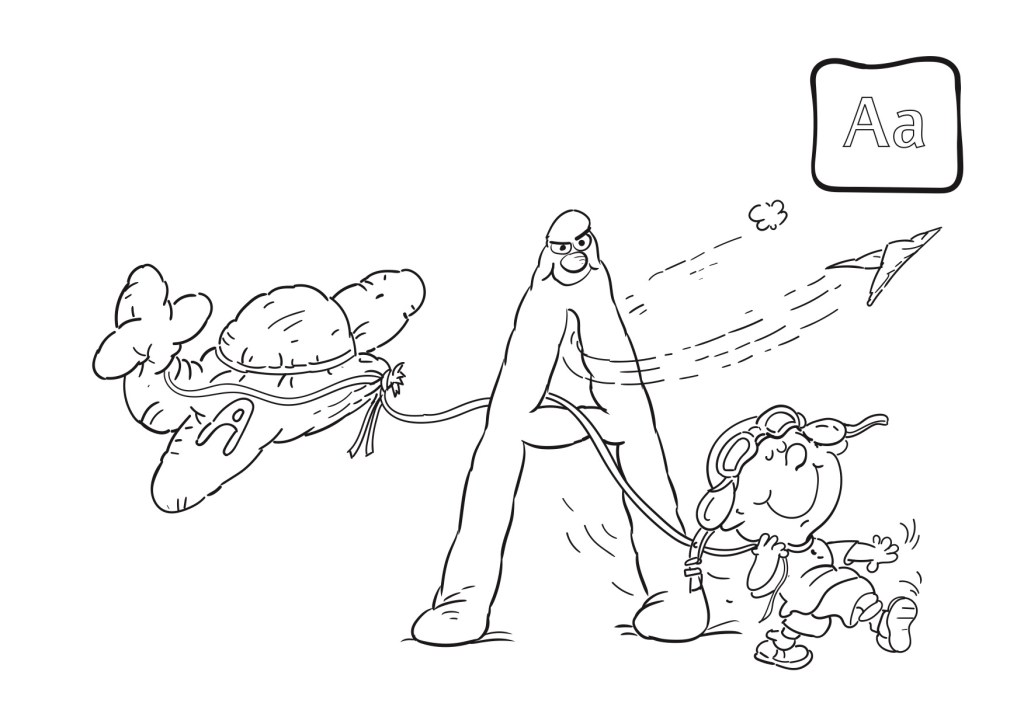 Обој ја, обој ја… буквата&nbsp;А